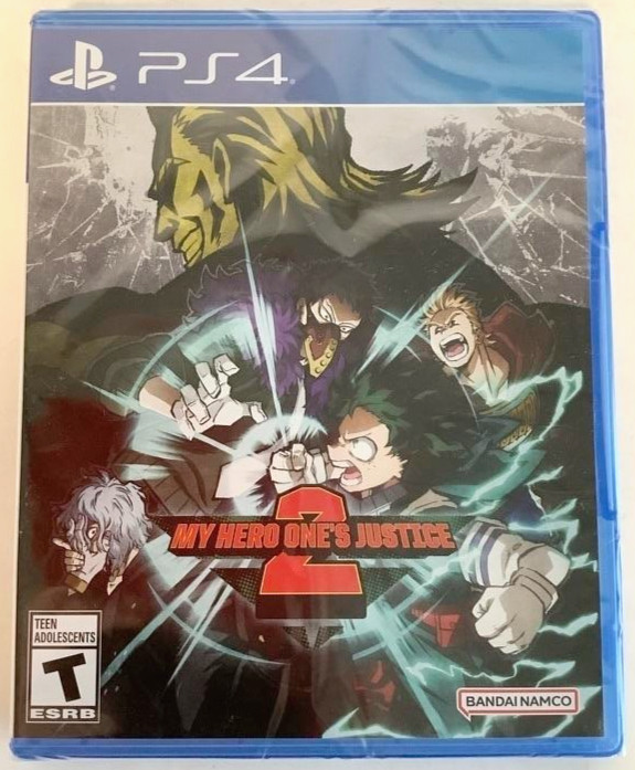 NEW PlayStation 4 PS4 MY HERO ONE'S JUSTICE 2 Bandai Video Game Academia Deku