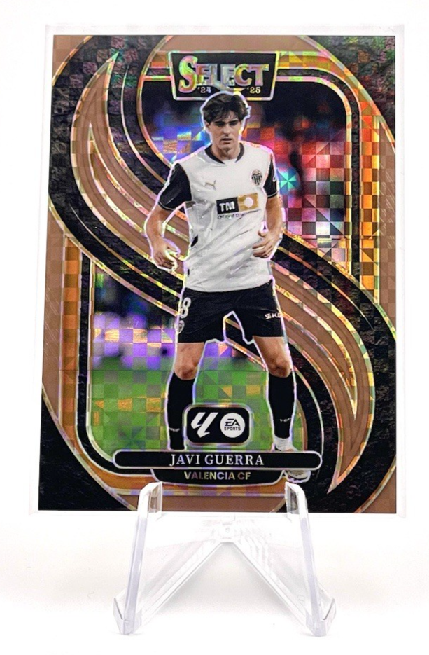 Javi Guerra 2024-25 Panini Select La Liga Bronze Checker /59 #103 Valencia