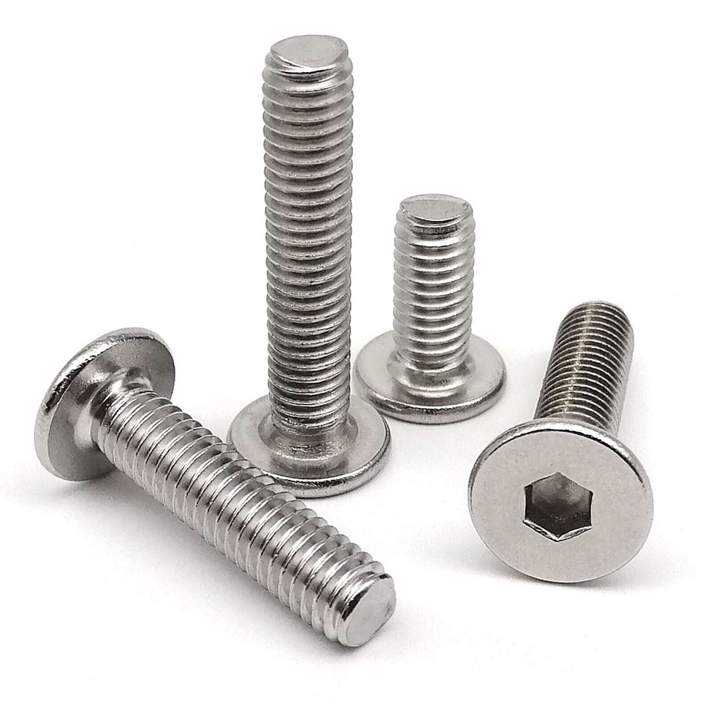 M1.6-M8 SUS304 Allen Hex Hexagon Socket Ultra Thin Flat Wafer Head Screw Bolt