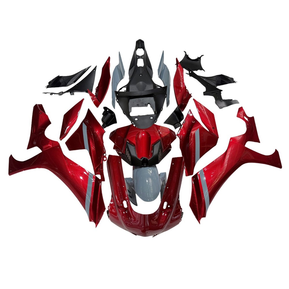 Red Gray Fairing Kit for 2020-2022 Yamaha YZF R1 YZF1000 ABS Injection Bodywork