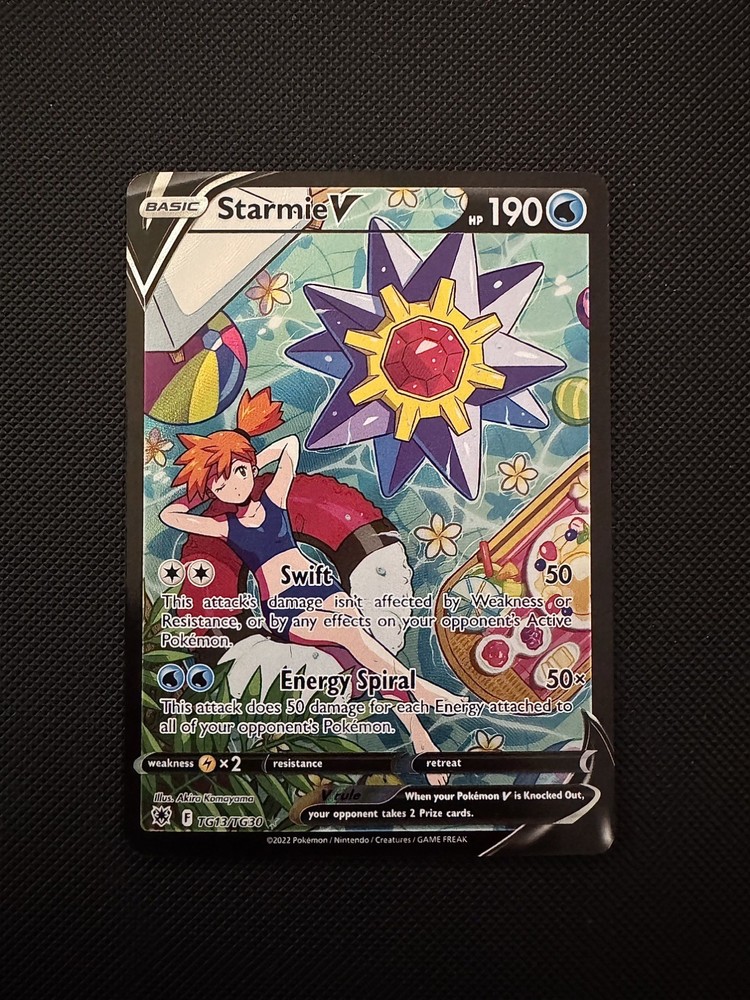 Starmie V TG13/TG30 SWSH10 Astral Radiance TG Full Art Holo Ultra Rare