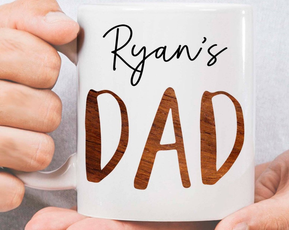 Fathers Day Gift For Dad Best Dad Mug Daddy Mug Custom Dad Mug Reveal To Husband