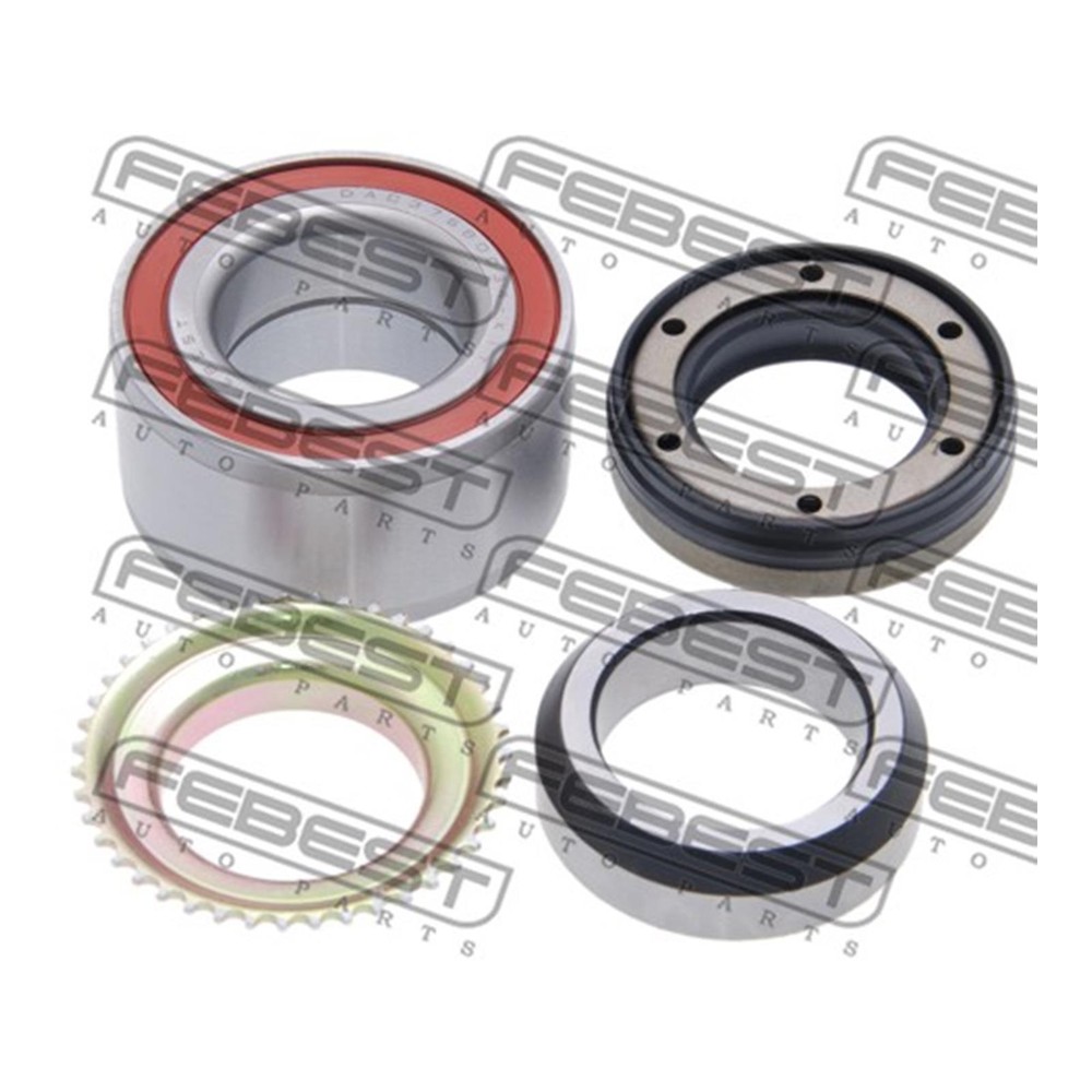 FEBEST Rear Wheel Bearing Kit for Shogun Pinin DAC37680034-KIT German Quality