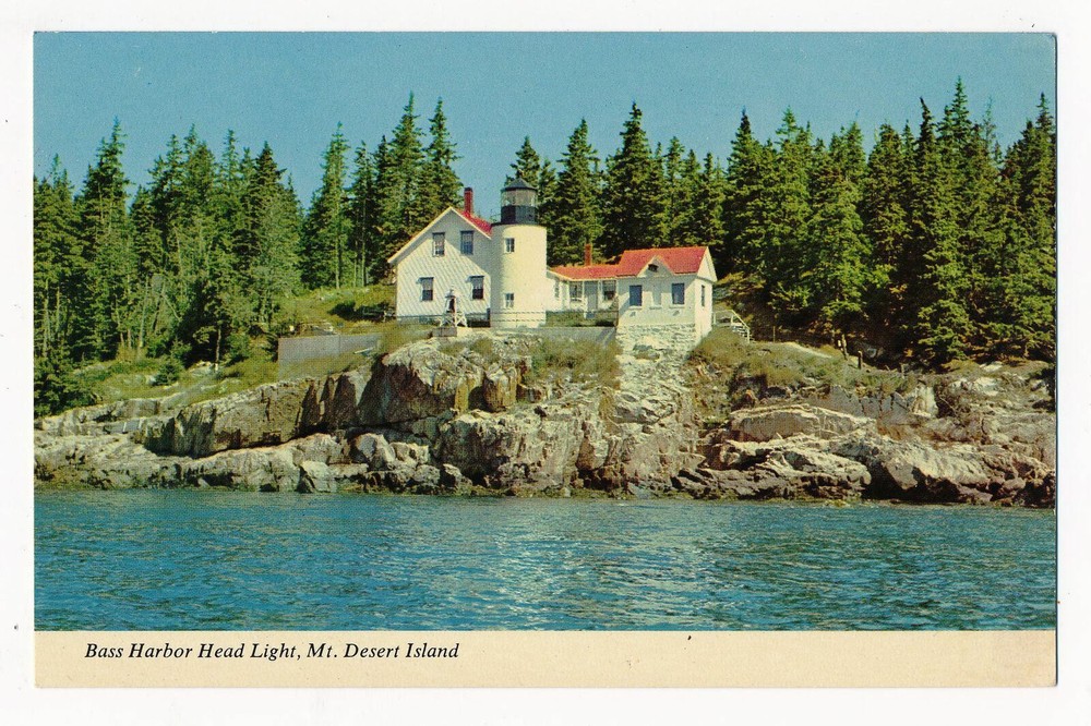 Bass Harbor Head Light Lighthouse Acadia National Park Mt. Desert Island, Maine-image