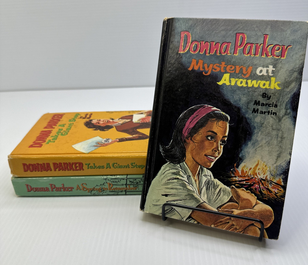 Donna Parker Marcia Martin Book Lot of 3 HC Mystery at Arawak Spring to Remember