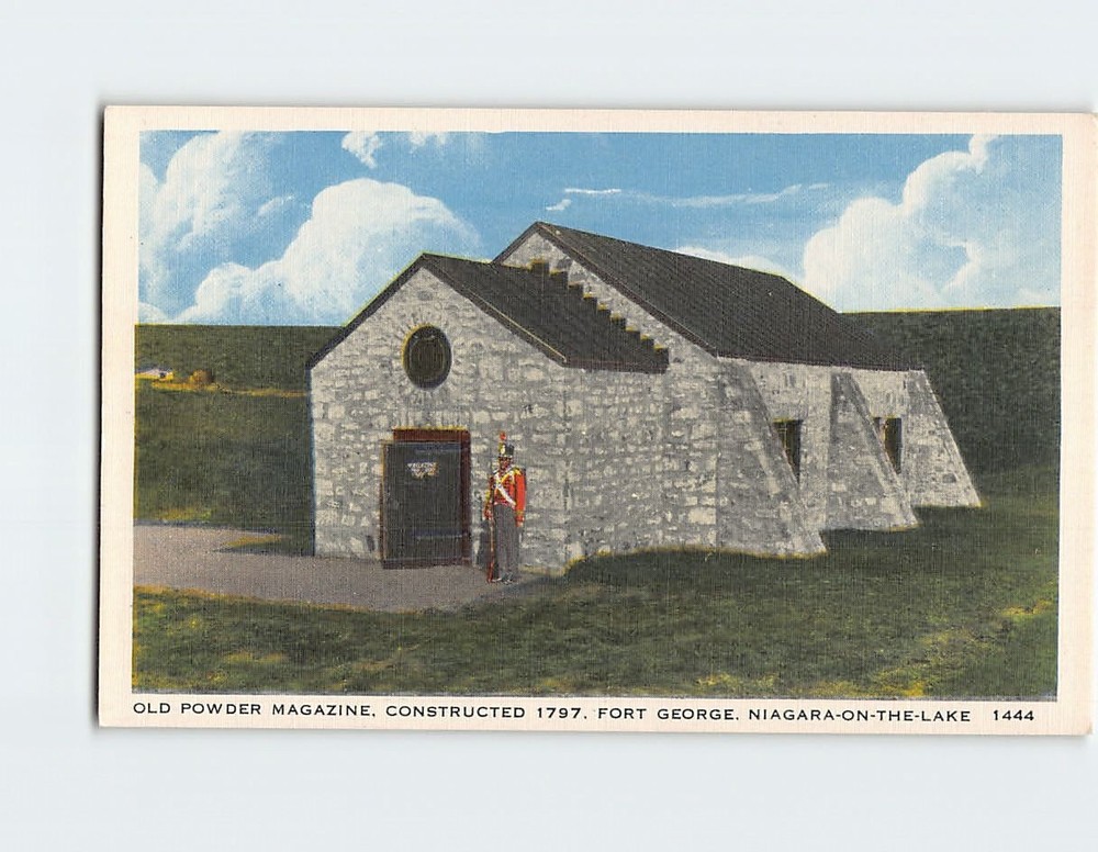 Postcard Old Powder Magazine at Fort George Niagara-on-the-Lake Ontario Canada