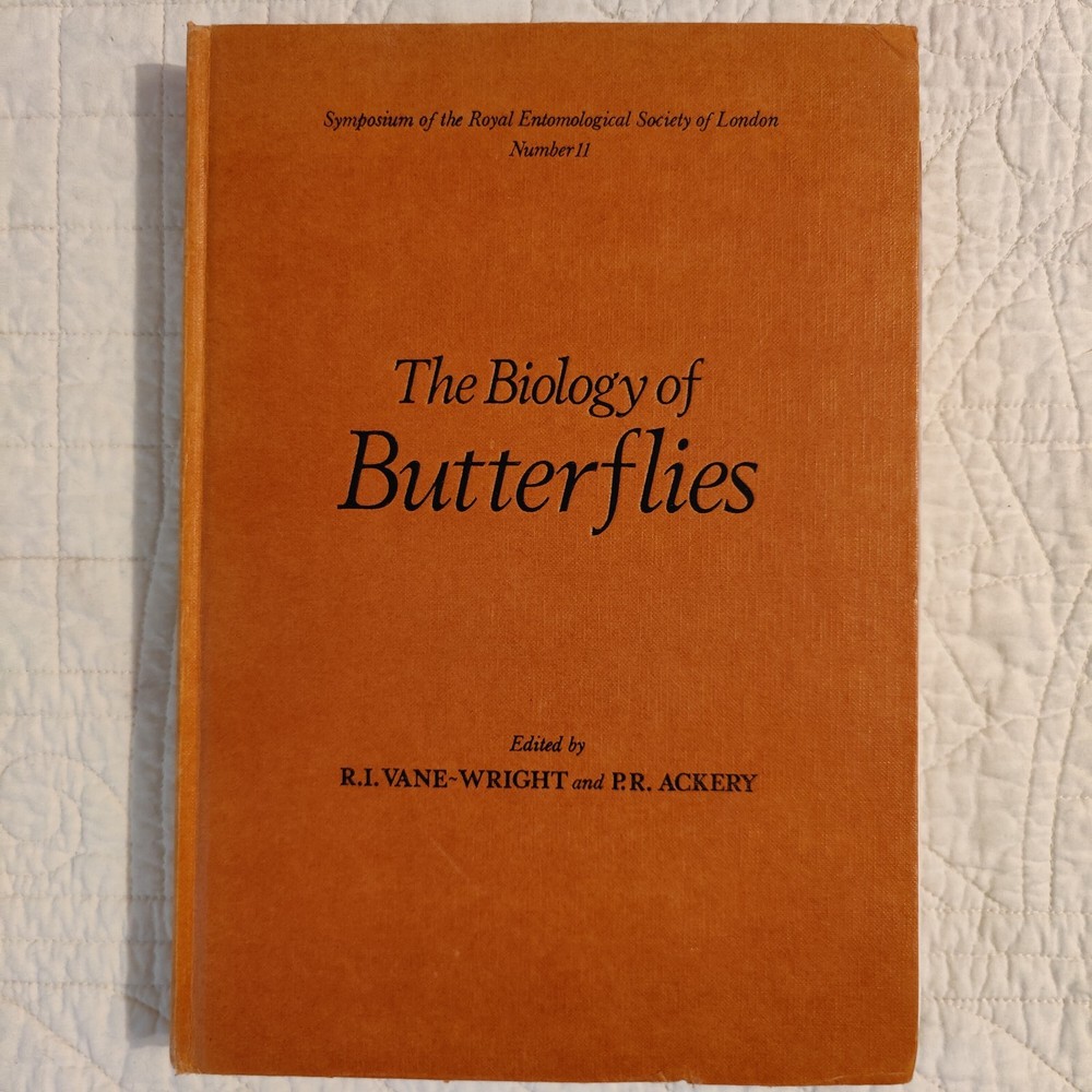 The Biology of Butterflies by R. I. Vane-Wright Rare 1984 Ecology Entomology HC