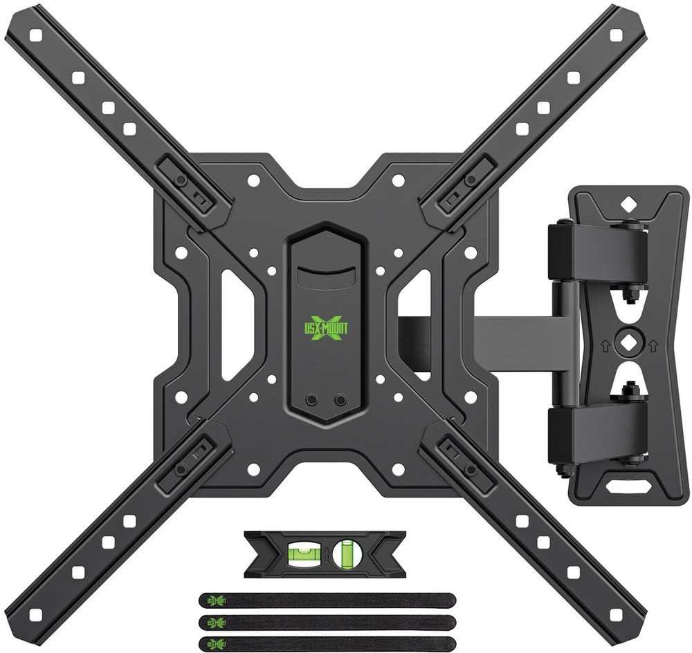 UL Listed Full Motion TV Mount, Swivel Articulating Tilt TV Wall Mount for 26...