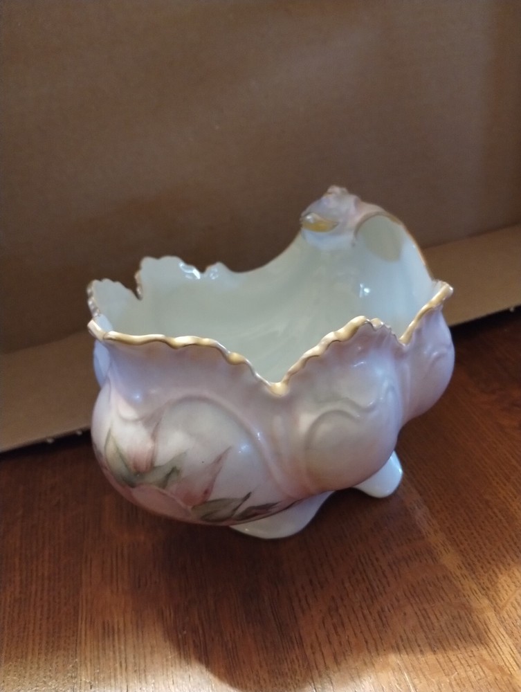 vintage hand painted porcelain bowl floral
