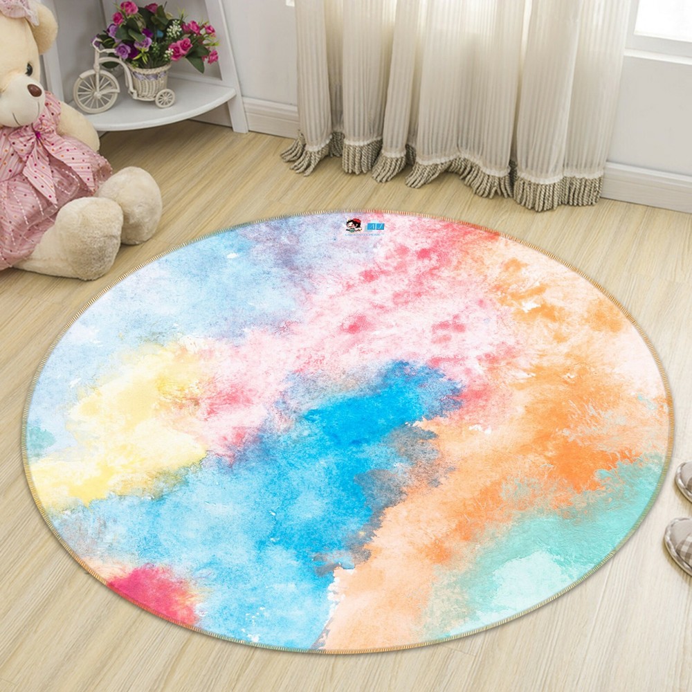 3D Colorful Watercolor NAO5869 Game Rug Mat Elegant Photo Carpet Mat Fay