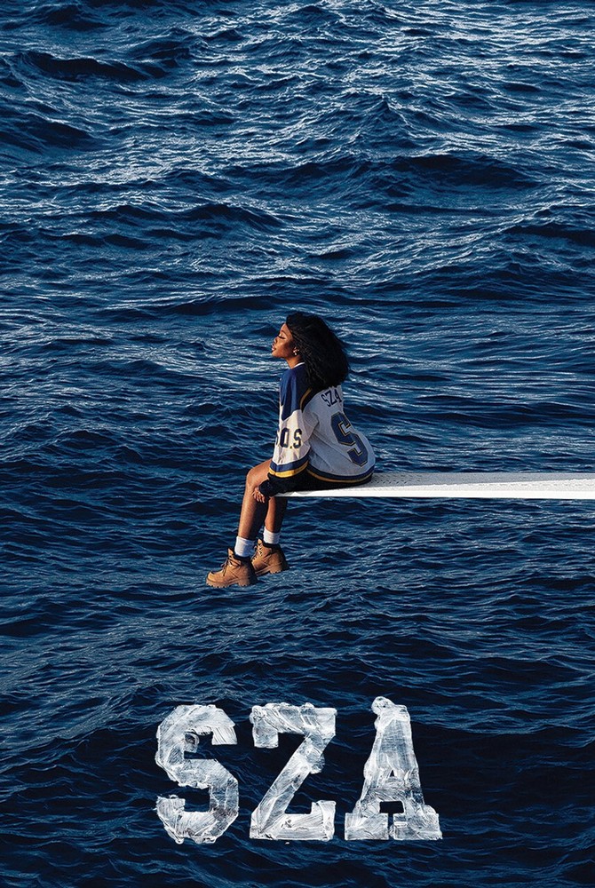 New Sza - S.O.S. Music Poster  Music Poster, Art Wall Decor, Home Decor