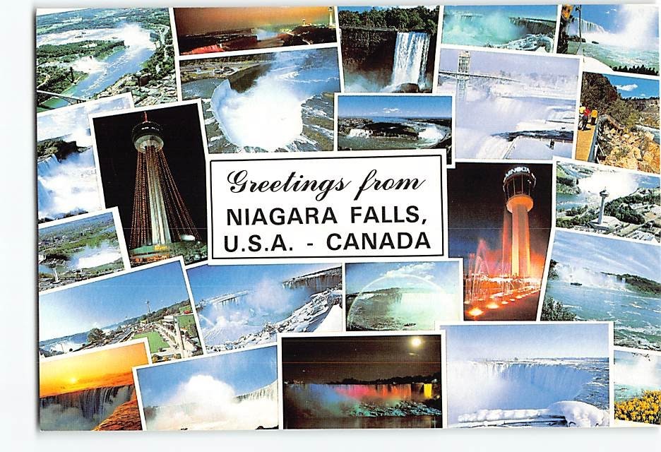 Postcard Greetings from Niagara Falls