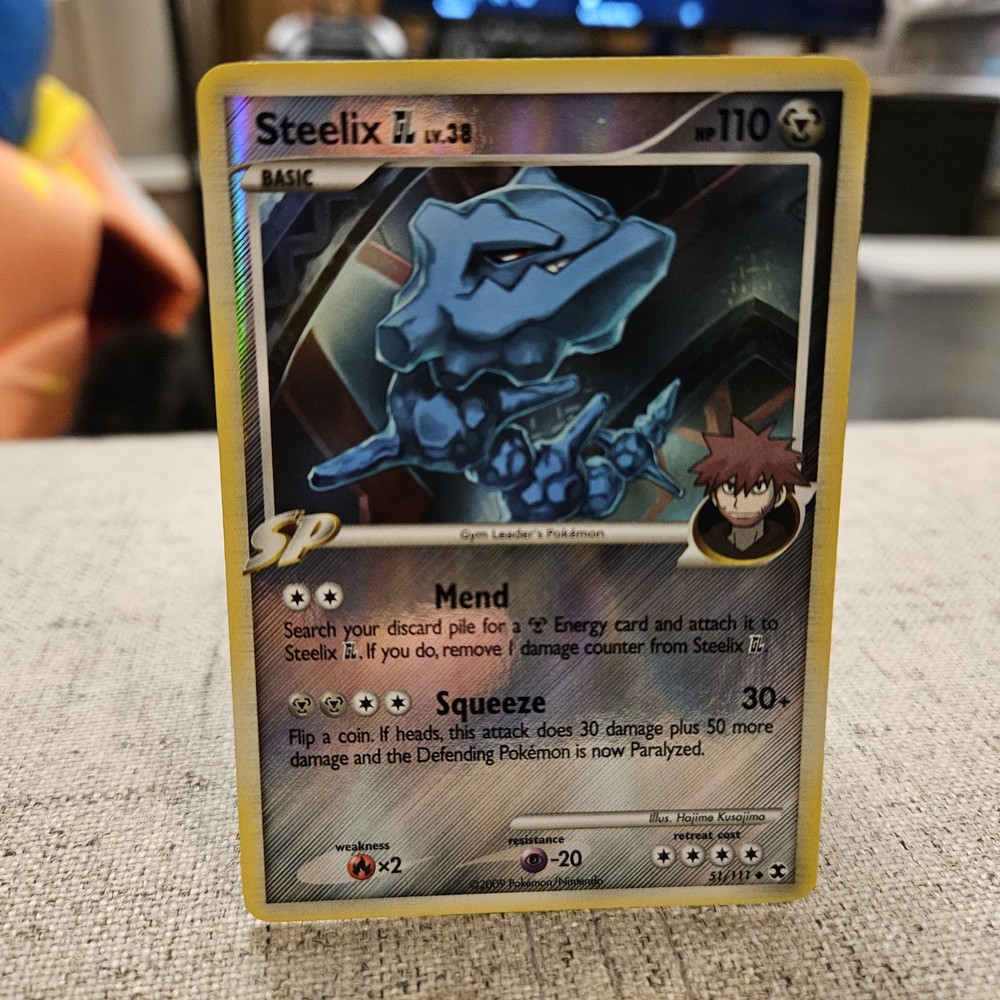 Steelix GL Pokemon TCG Rising Rivals Reverse Holo Uncommon Card #51/111
