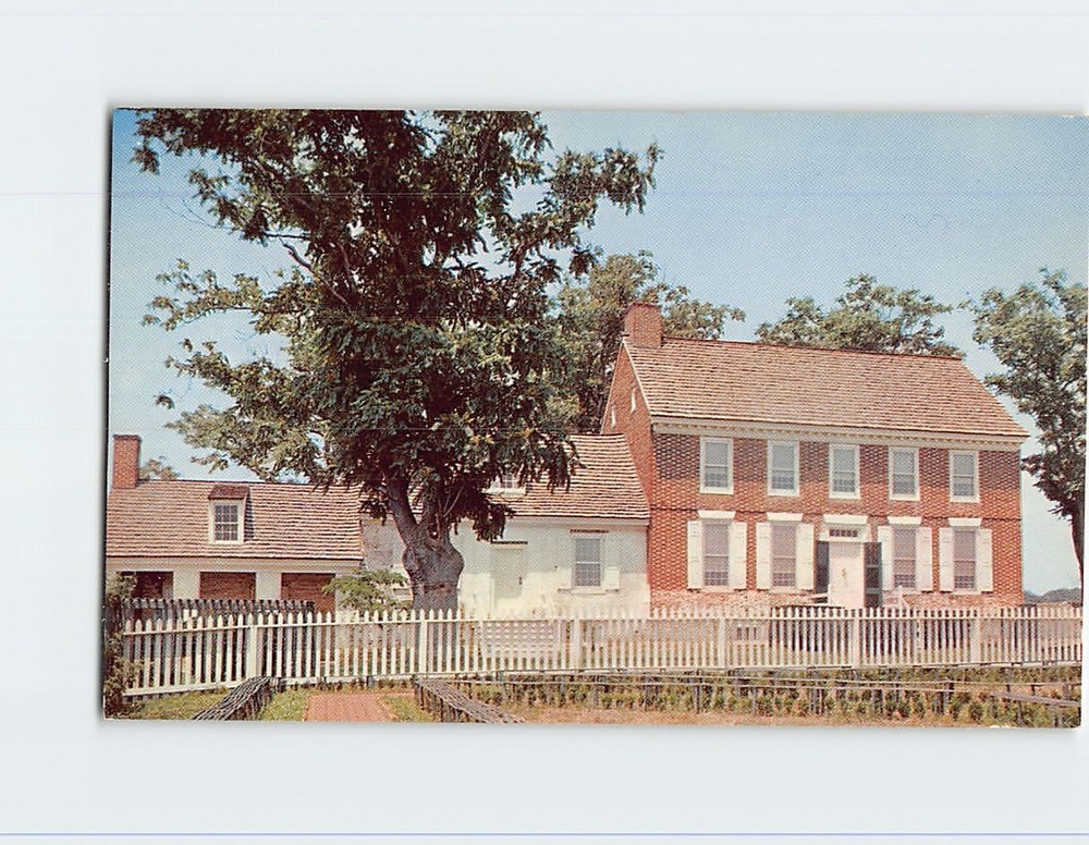 Postcard John Dickinson Mansion Dover Delaware USA