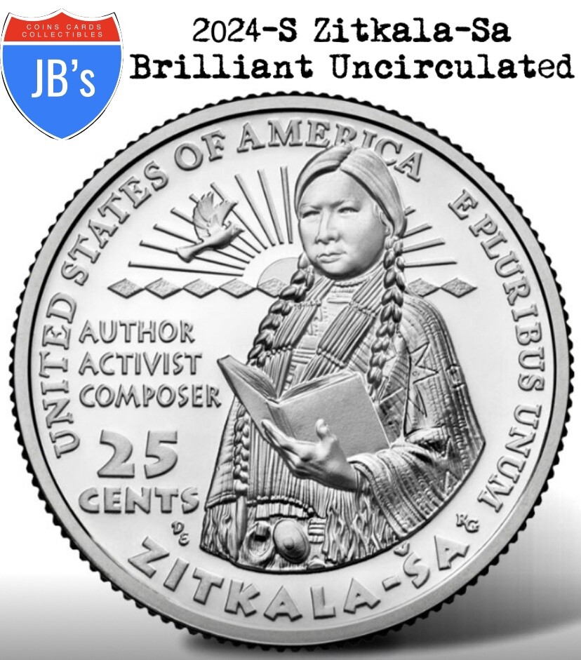 2024-S Zitkala-Sa Quarter BRILLIANT UNCIRCULATED *JB's Coins*