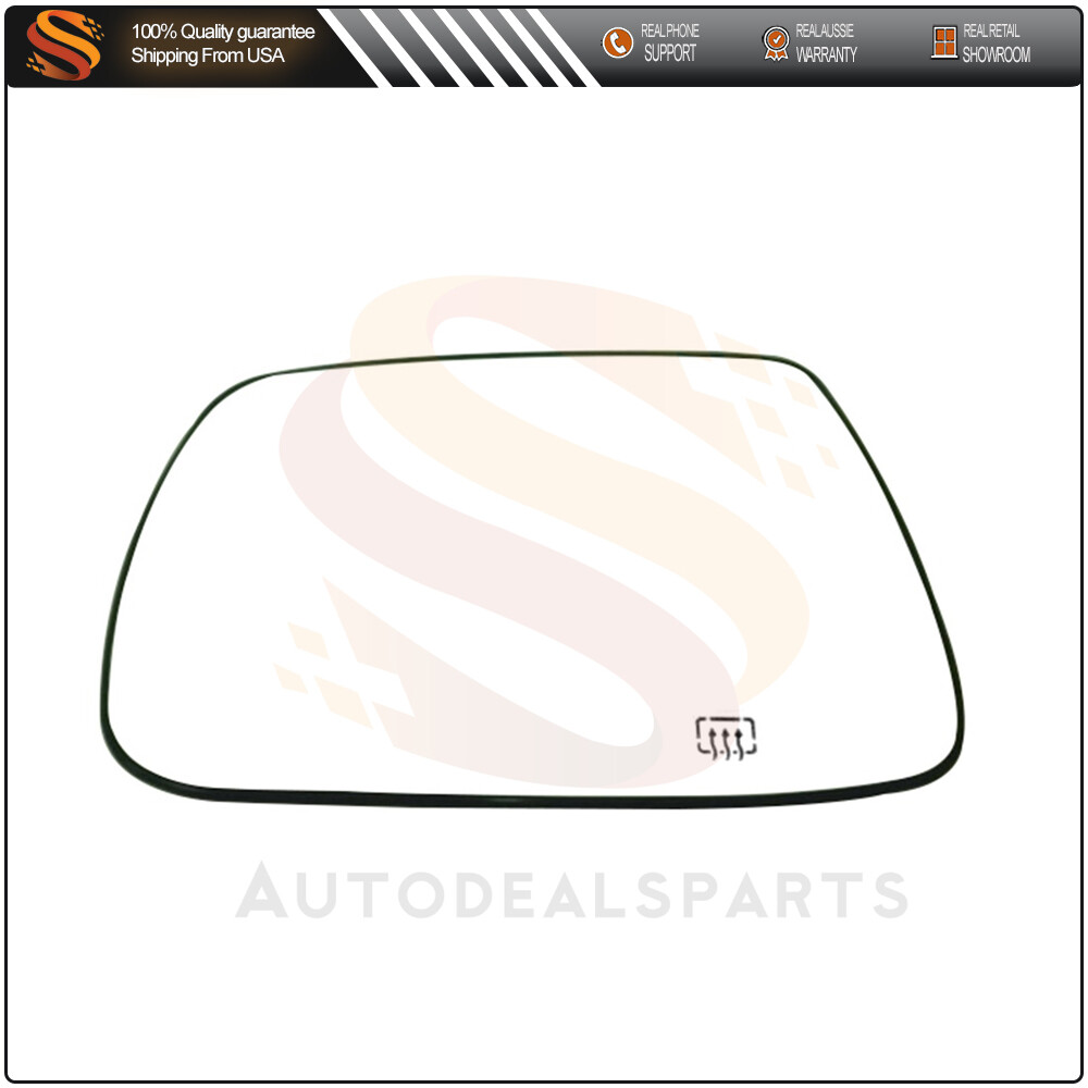 Replacement Mirror Glass Heated Fit For 2005-10 JEEP GRAND CHEROKEE Driver Side