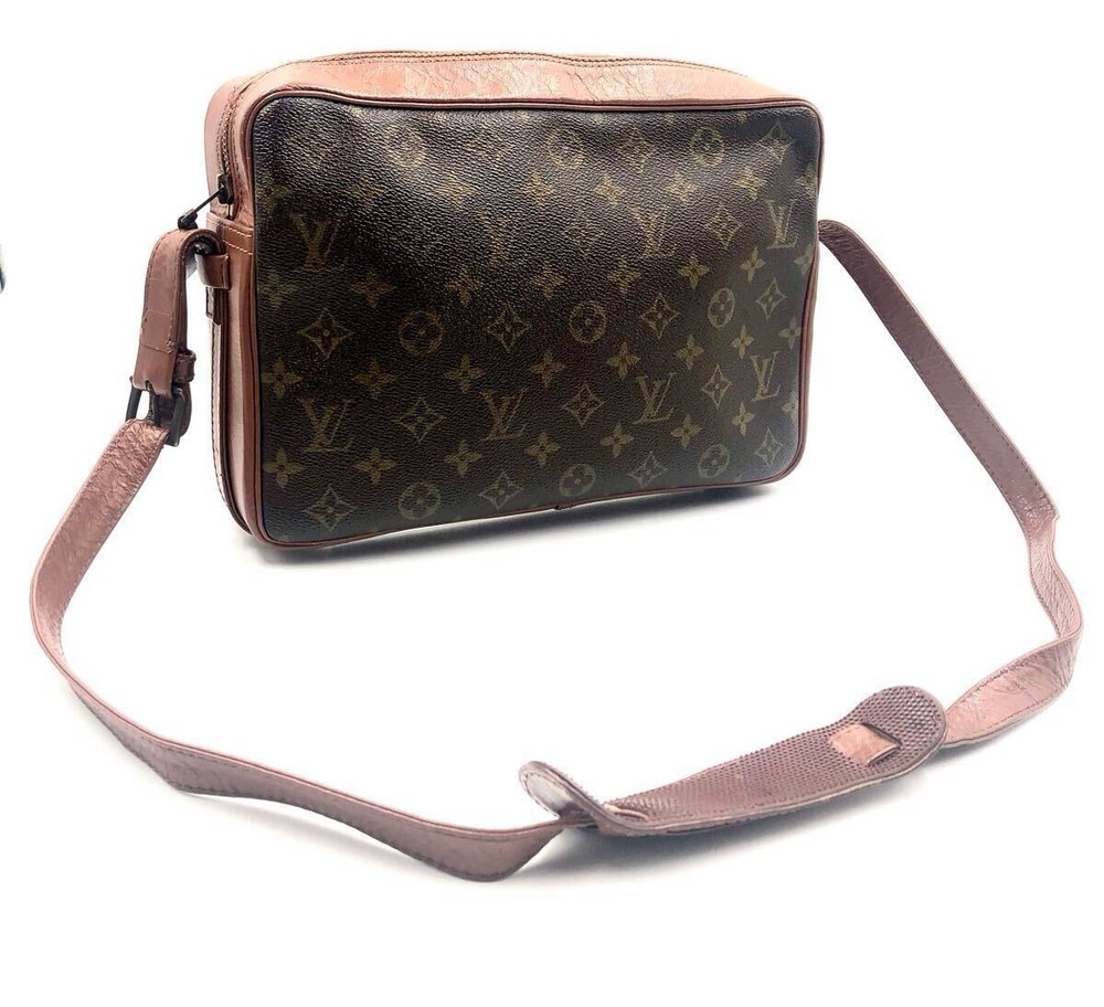 Louis Vuitton Monogram Sac Bandouliere Crossbody Bag PVC Good Condition