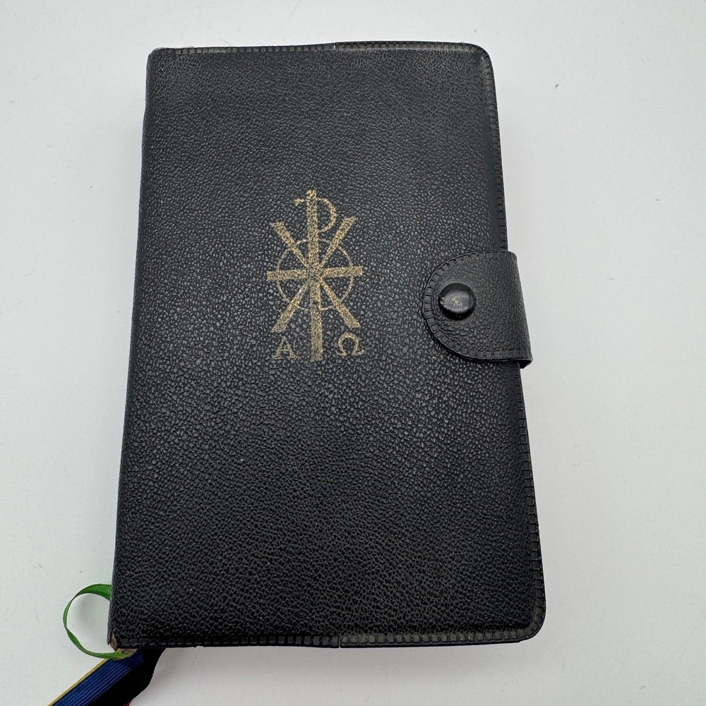 Vintage Catholic SAINT JOSEPH SUNDAY MISSAL, Latin-English Mass, Leather, Illus.