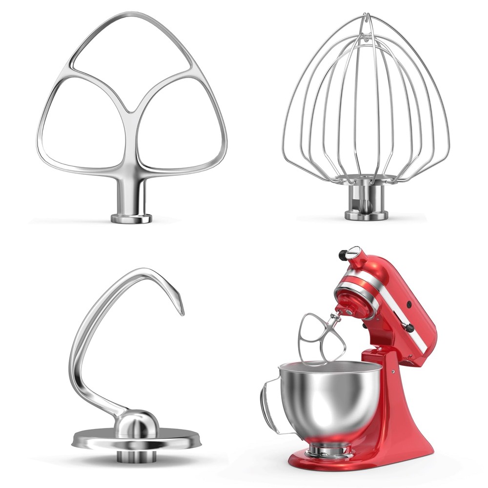 Stainless Steel KitchenAid Mixer Accessories Compatible with Stand Mixers