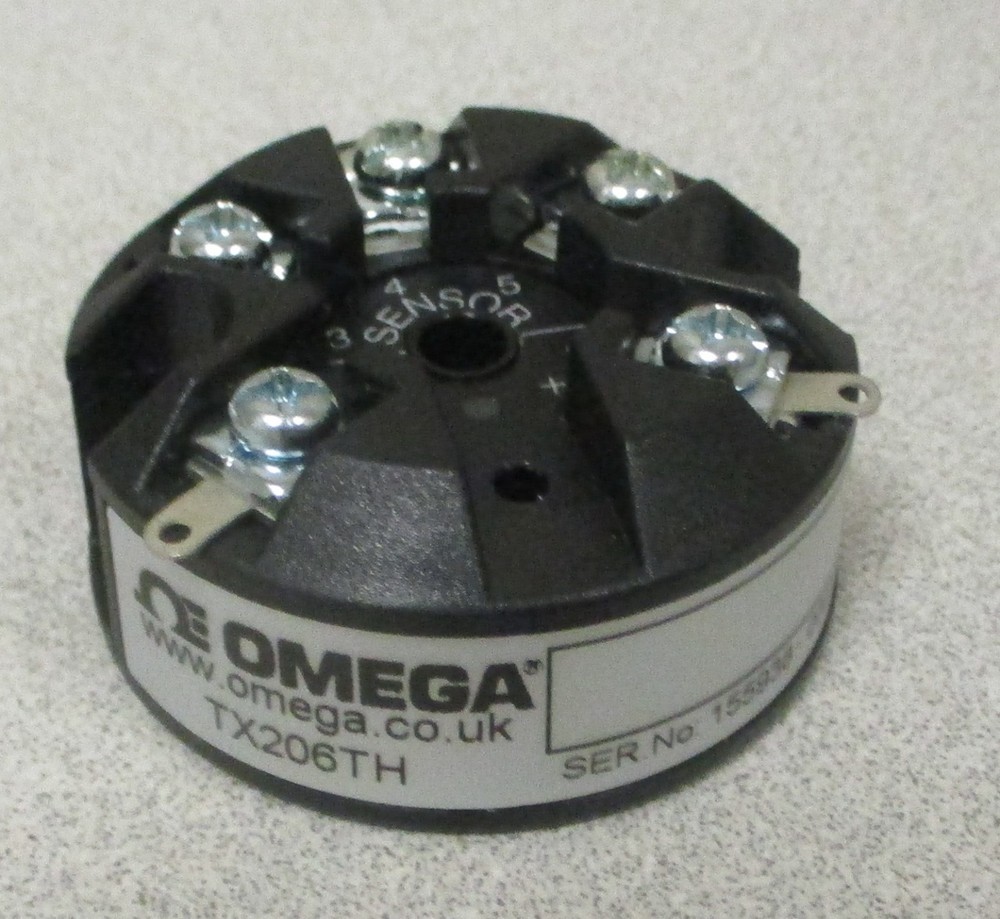 Omega TX206TH Thermistor Temperature Transmitter 4-20 mA Output