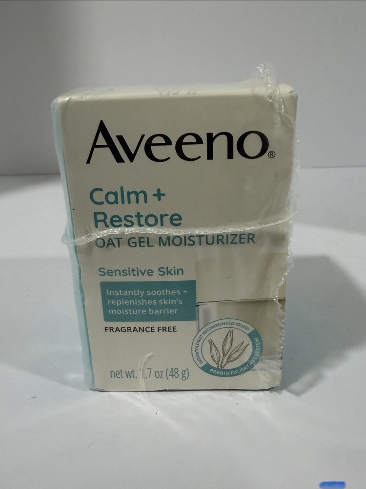 Aveeno Calm and Restore for Sensitive Skin, Oat Gel Moisturizer - 1.7oz