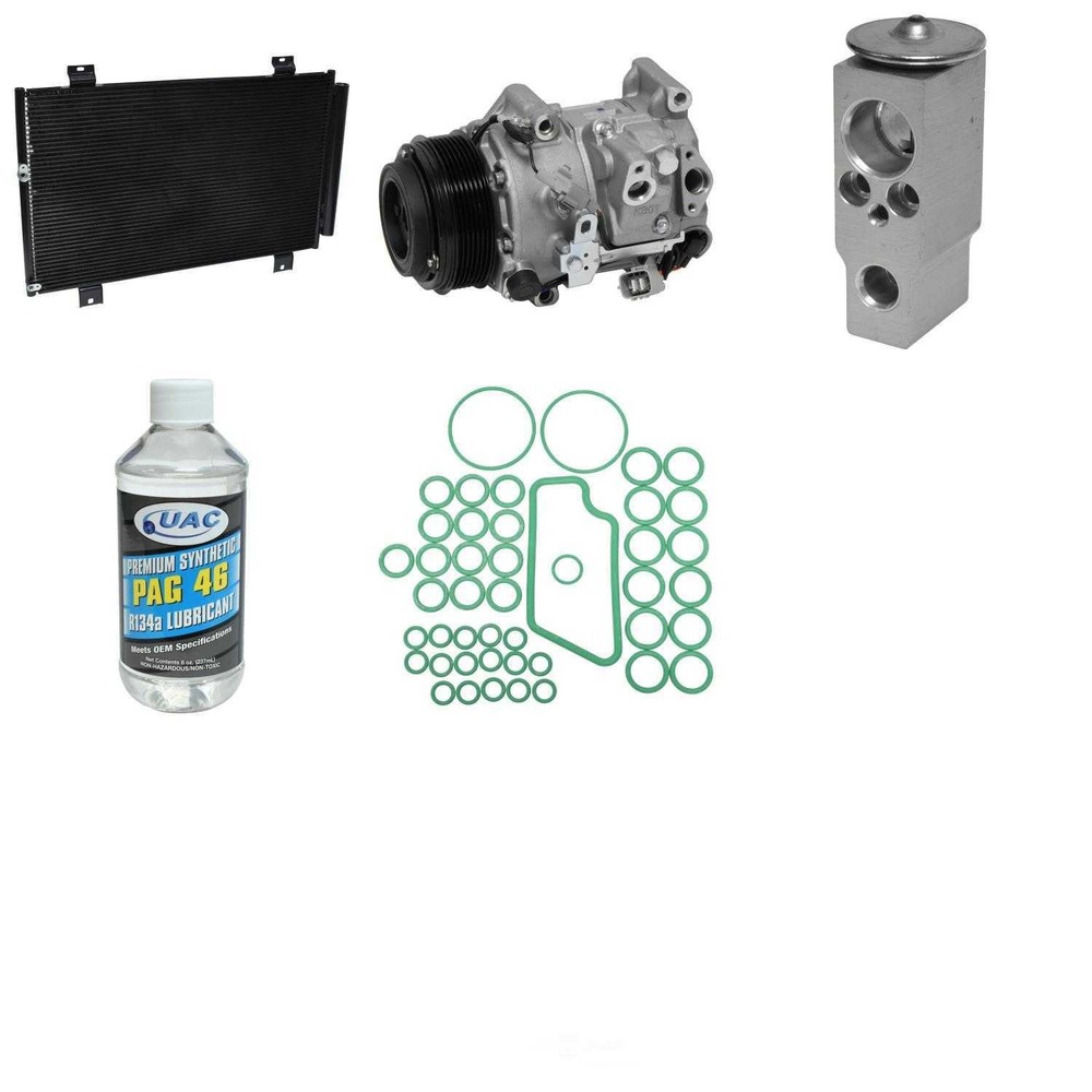 A/C Compressor Kit with Condenser for 08-10 Highlander V6
