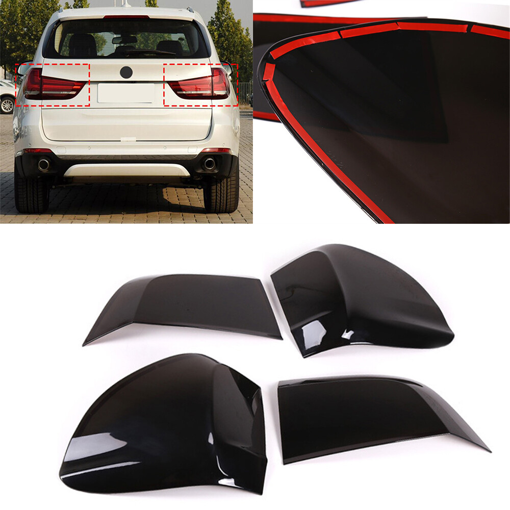 Smoke Black ABS Tail Light Guards for BMW X5 F15 2014-2018