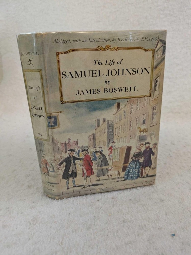 James Boswell THE LIFE OF SAMUEL JOHNSON Modern Library #282 c. 1952