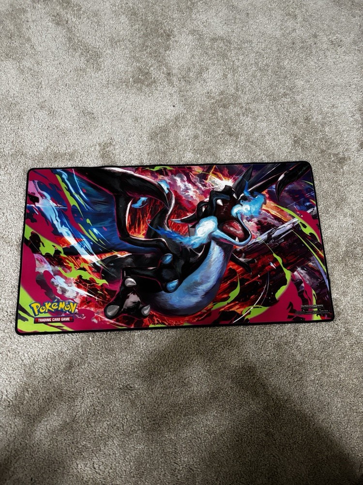 Pokemon Mega Charizard X UPC Ultra Premium Collection Playmat,Sleeves &Deck Dice