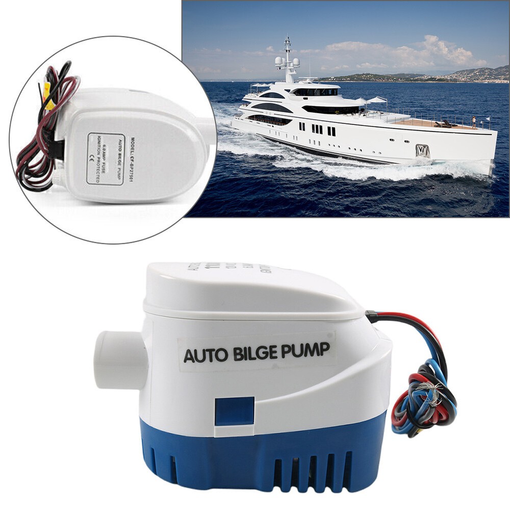 Automatic Submersible Bilge Water Pump for Boats RVs Yachts Marine Use