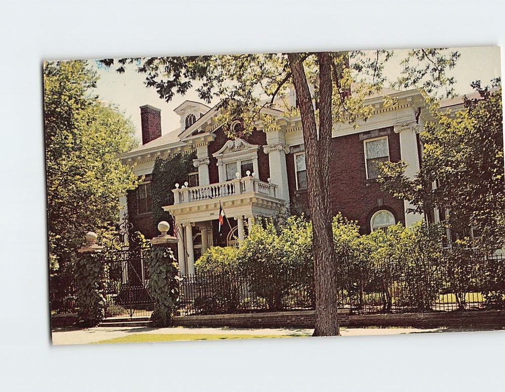 Postcard Colorados Governors Mansion Denver Colorado USA