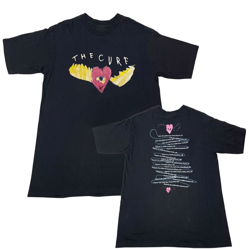 The Cure T-shirt Eponymous Album Tour Concert Band 2004 Rare