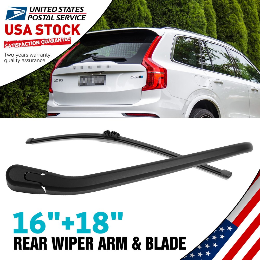 2016-2018 Volvo XC90 Rear Wiper Arm & Blade Set - OEM Quality Replacement