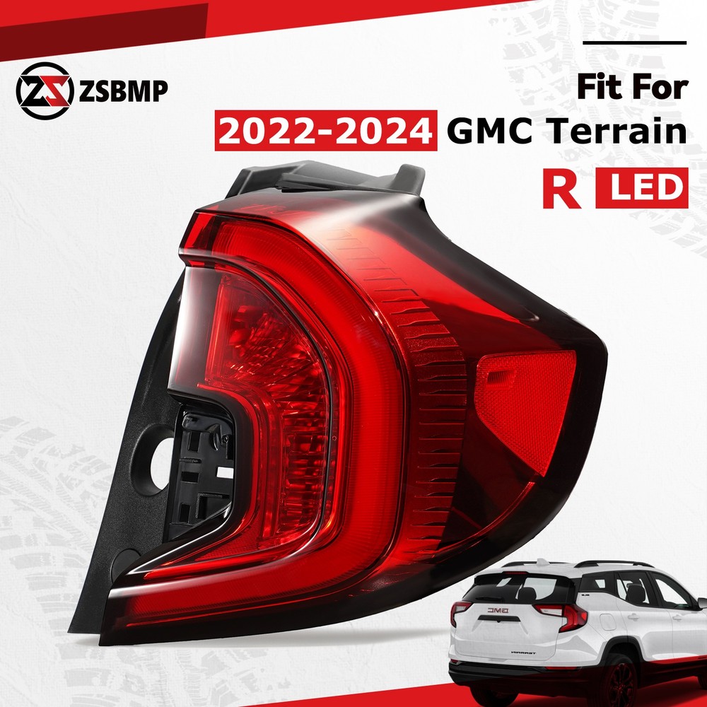 Tail Light For 2022-2024 GMC Terrain LED Outer Assembly Right Passenger 84903103