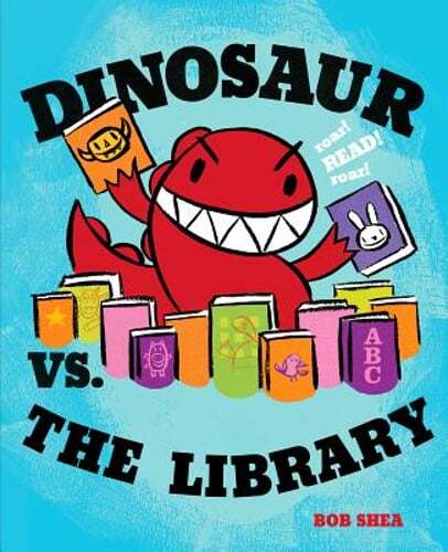 Dinosaur vs. the Library by Bob Shea: Used