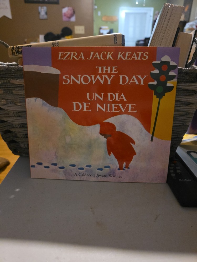 The Snowy Day Un Dia De Nieve by Ezra Jack Keats Dolly Parton Imagination Librar
