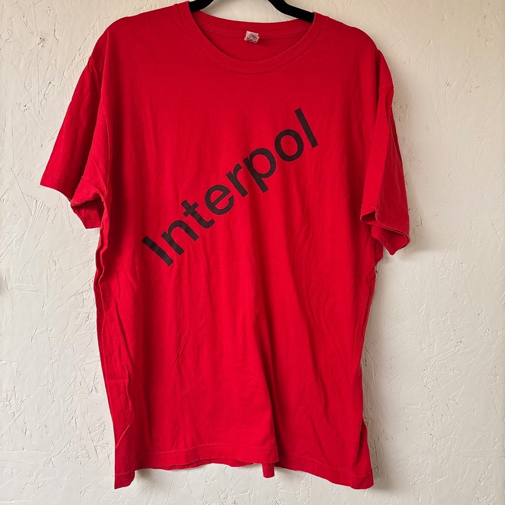 Interpol Vintage Original 00s T-Shirt American Apparel XL