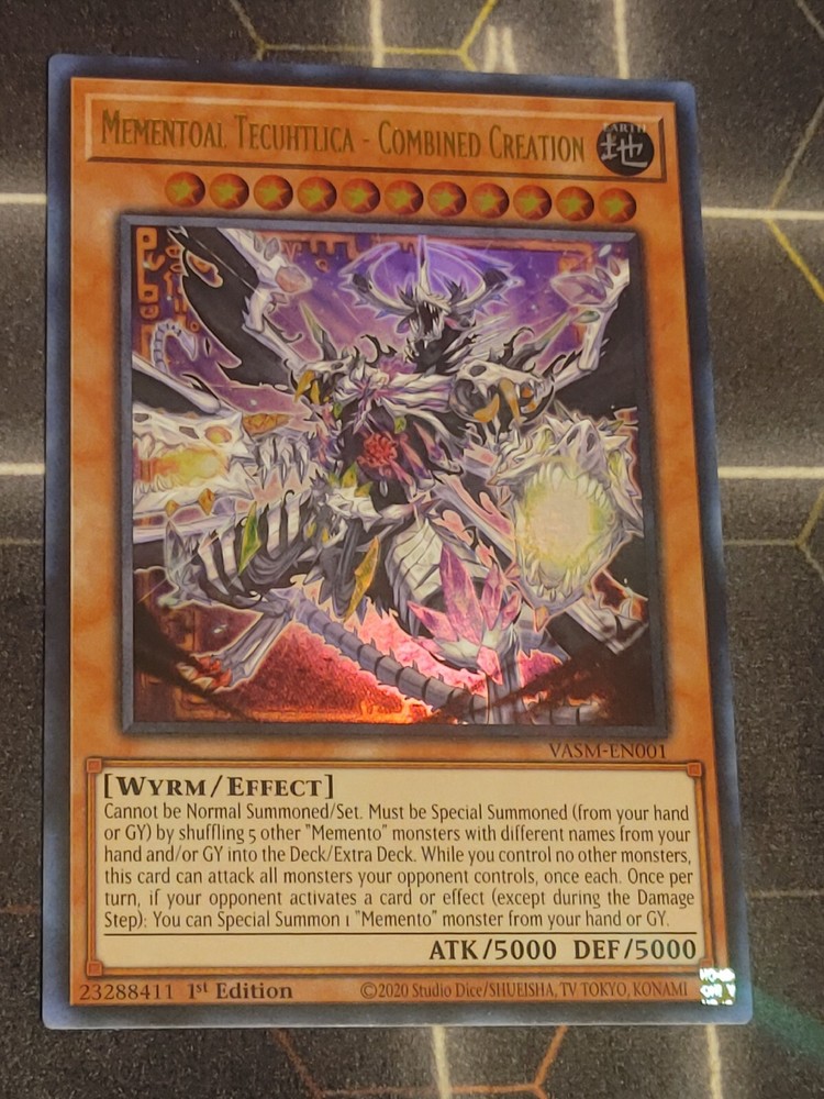 Mementoal Tecuhtlica - Combined Creation VASM-EN001 Ultra Rare 1st Ed Yu-Gi-Oh!
