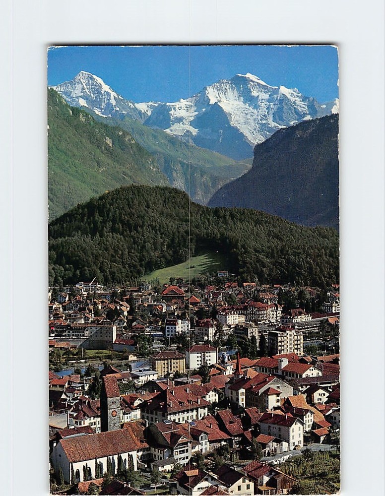 Postcard Monch Jungfrau Interlaken Switzerland
