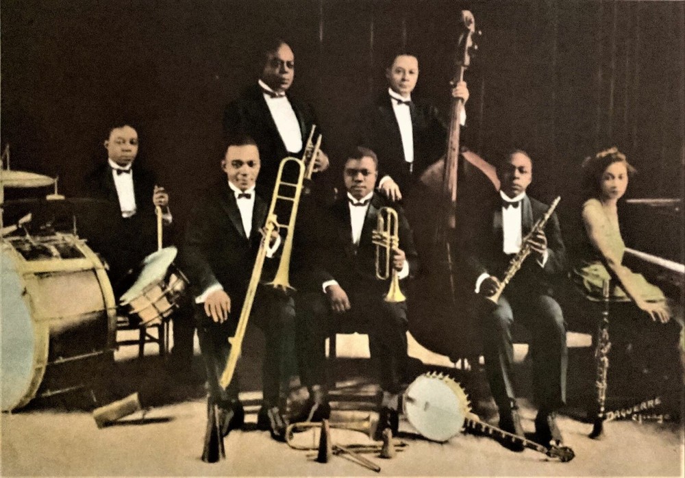 664150 Preservation Hall Jazz Musicians Vintage Photo Wall Print Poster