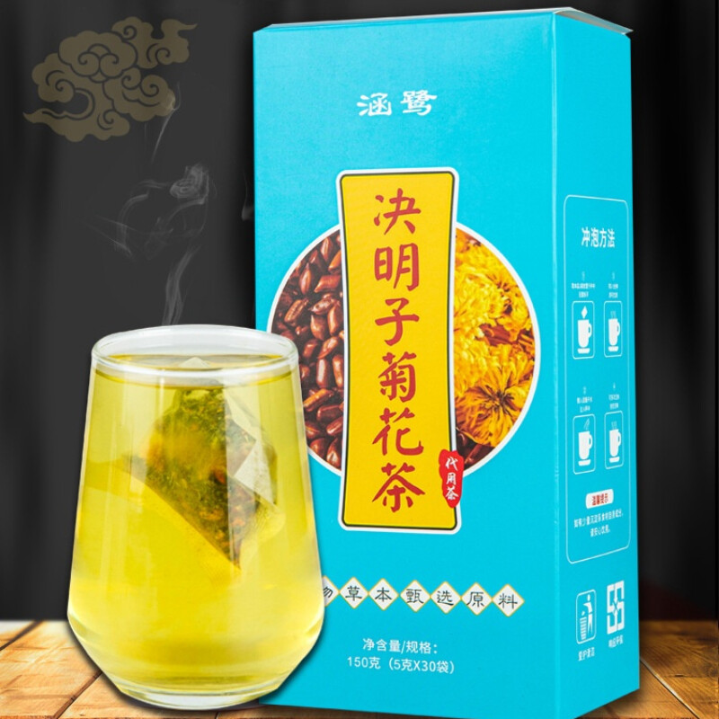 Chrysanthemum Cassia Herbal Tea 5g*30 Bags Juhua Juemingzi Herbs Tea Health Care
