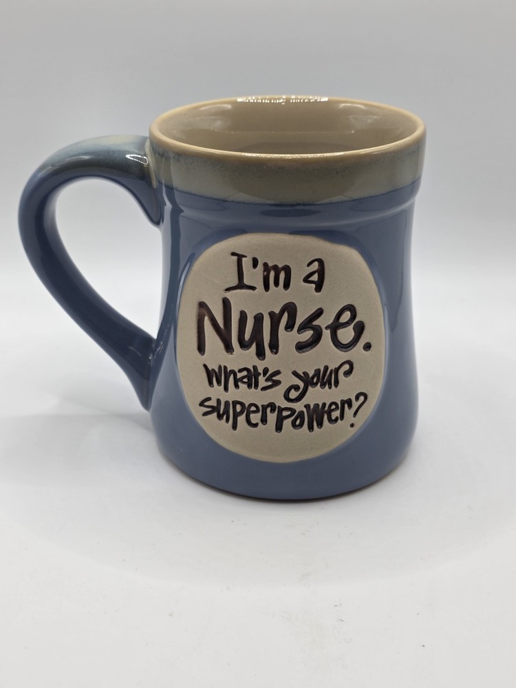 Burton + Burton I'M A NURSE WHAT'S YOUR SUPERPOWER? Joanne Sharpe Cup Mug