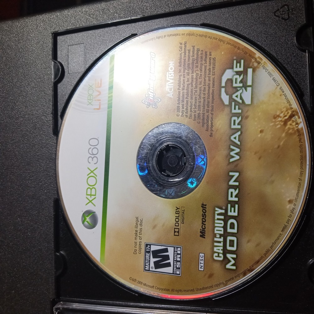 Call of Duty: Modern Warfare 2 (Microsoft Xbox 360, 2009) Disc Only