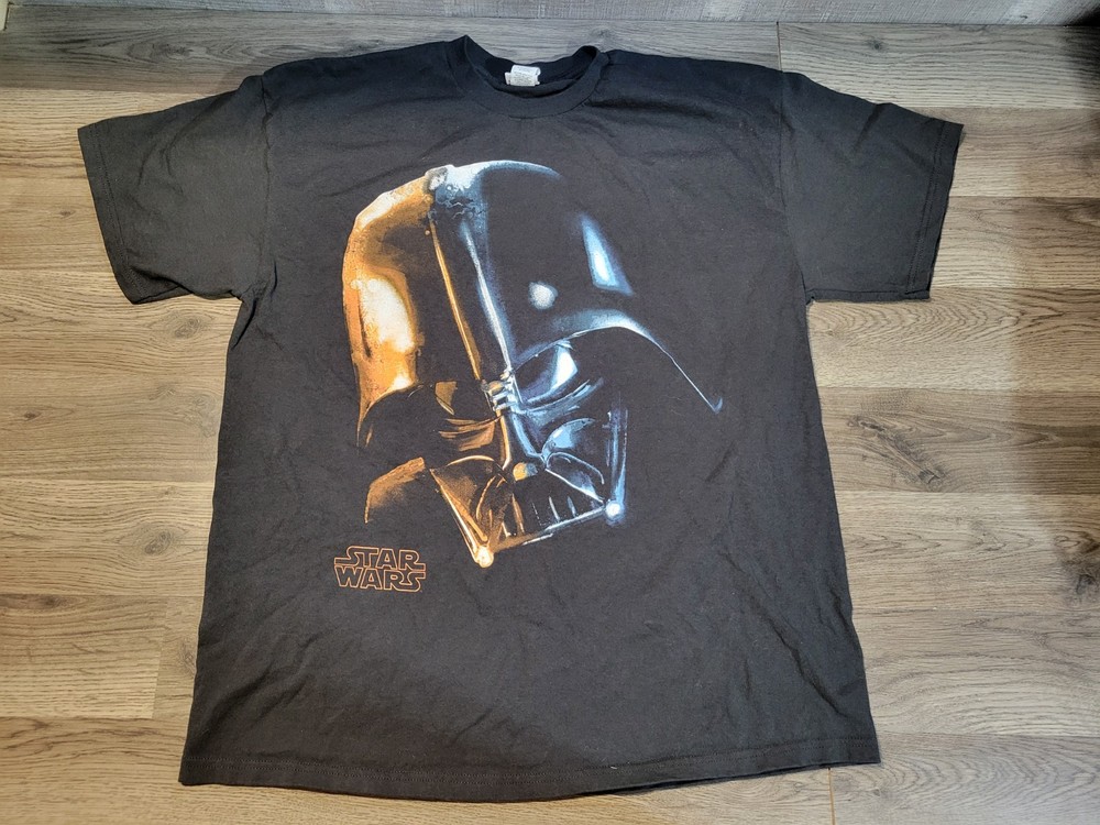 Star Wars Vintage Darth Vader Mens Size XL Big Head Graphic The Dark Side