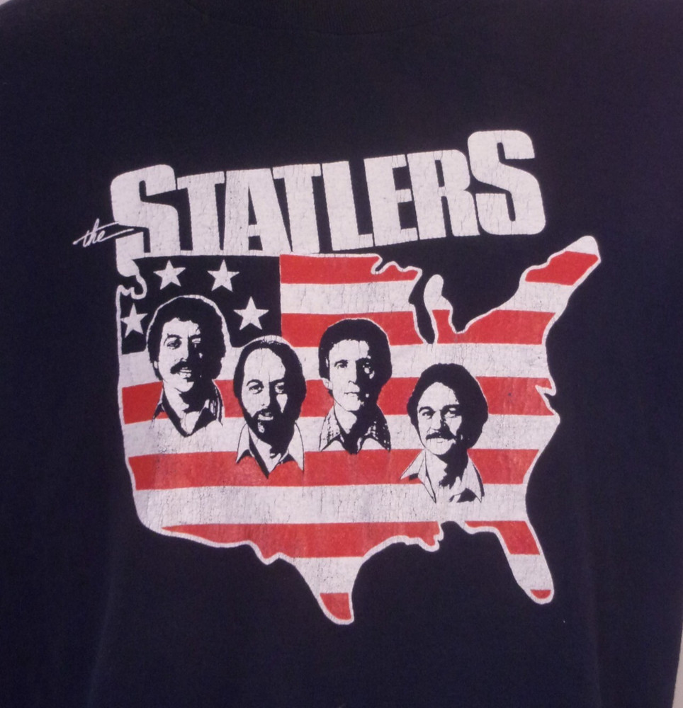 vintage 80s 90s single stitch The Statlers T-Shirt Statler Brothers Tour SZ XL