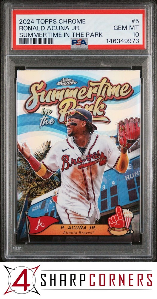 2024 Topps Chrome Summertime In The Park #5 Ronald Acuna Jr. Psa 10Over 20 years of trusted service on eBay. Shop today!