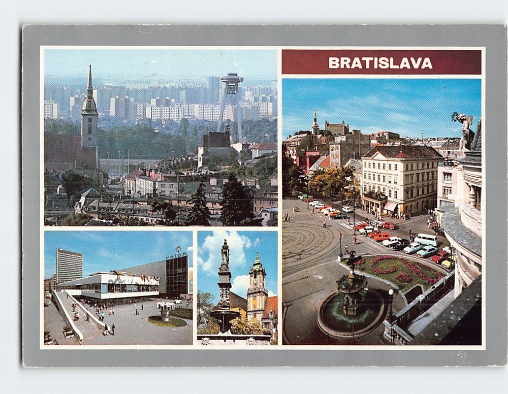 Postcard Scenes & Views Bratislava Slovakia