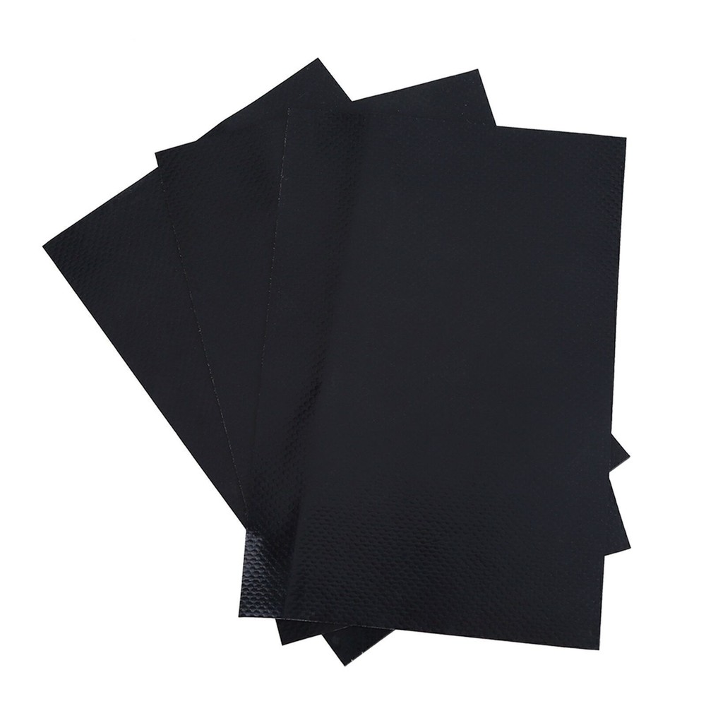 3pcs PVC Repair Patches Kit Set for Inflatable Raft Boat Canoe Kayak Black