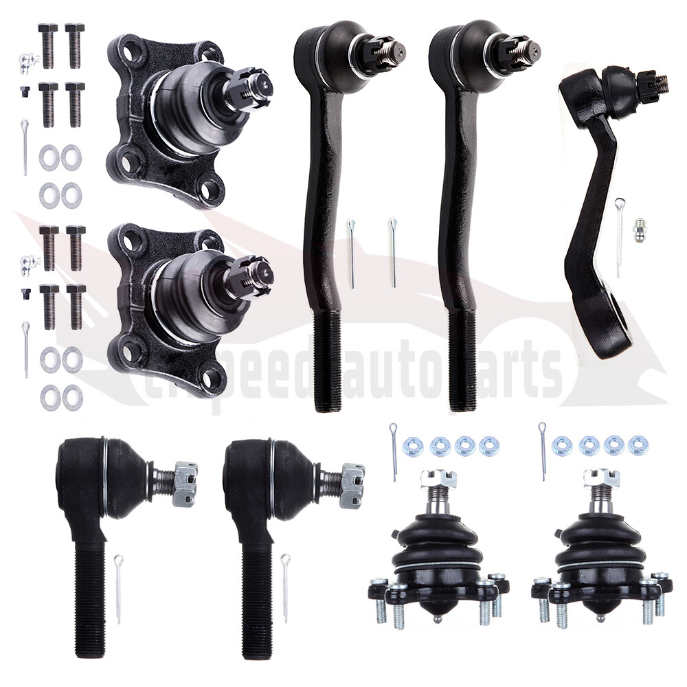 9pcs Front Ball Joint Steering Pitman Arm Tie Rod Kit for 1986-1989 Toyota 4Runner