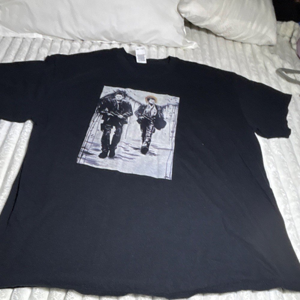Gildan Heavy Cotton Art Graphic Black XL Short Sleeve Crew Neck T-Shirt